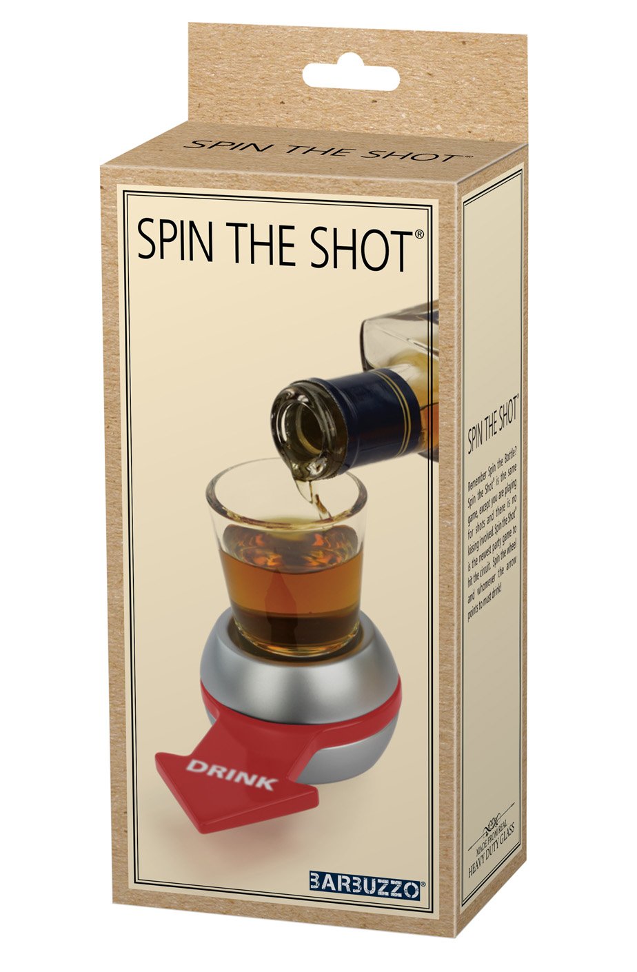 Barbuzzo Original Spin the Shot Fun Party Drinking Game