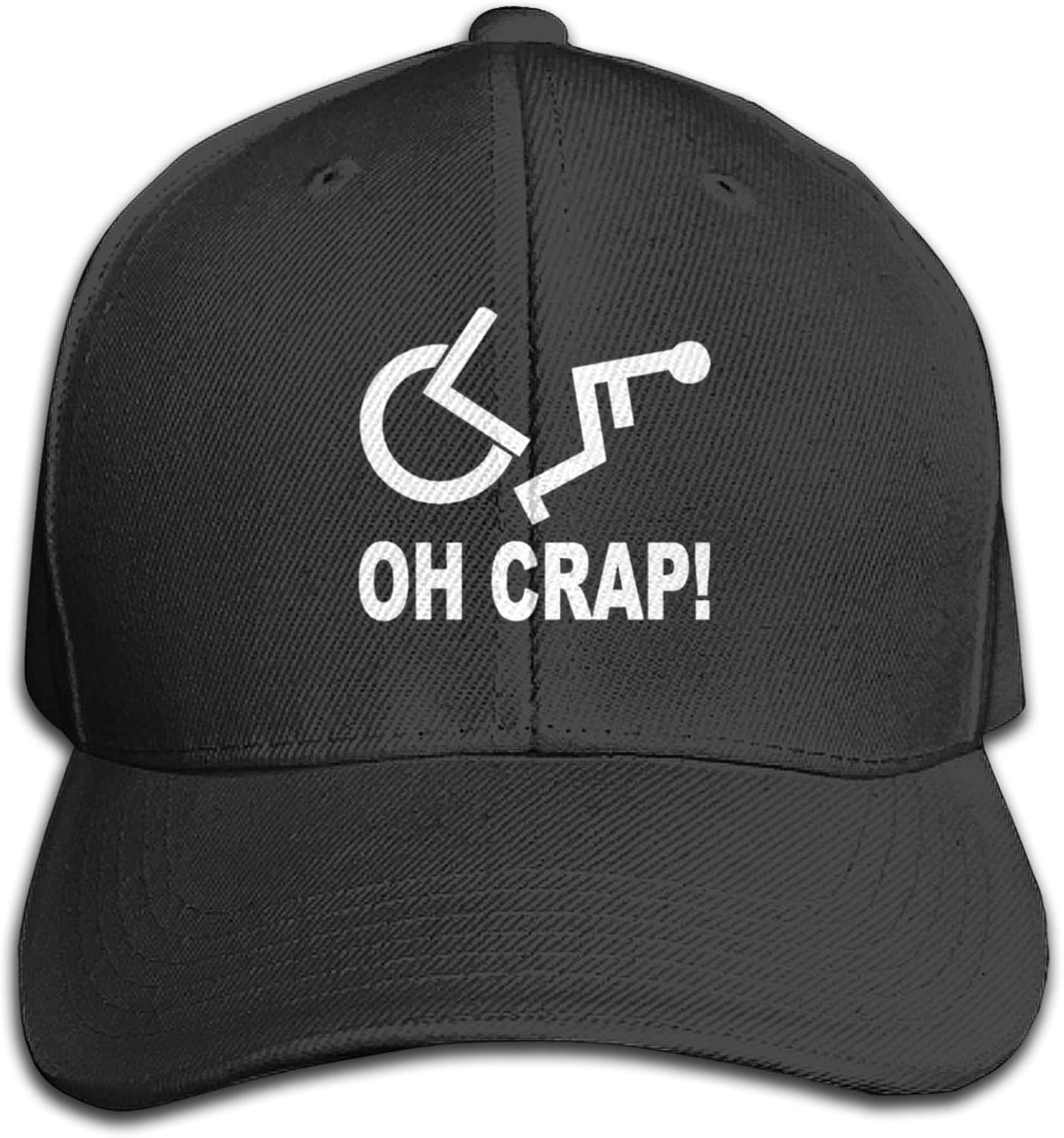 Crap Handicap Funny Wheelchair Baseball Cap Casquette Relaxed