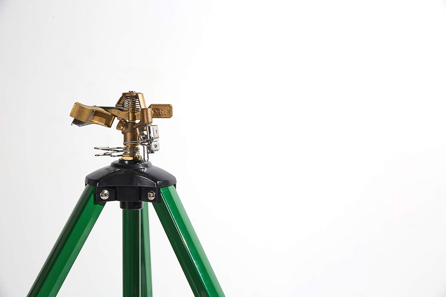 Orbit 58308Z Brass Impact Sprinkler on Tripod Base, Green : Lawn And Garden Sprinklers : Garden & Outdoor
