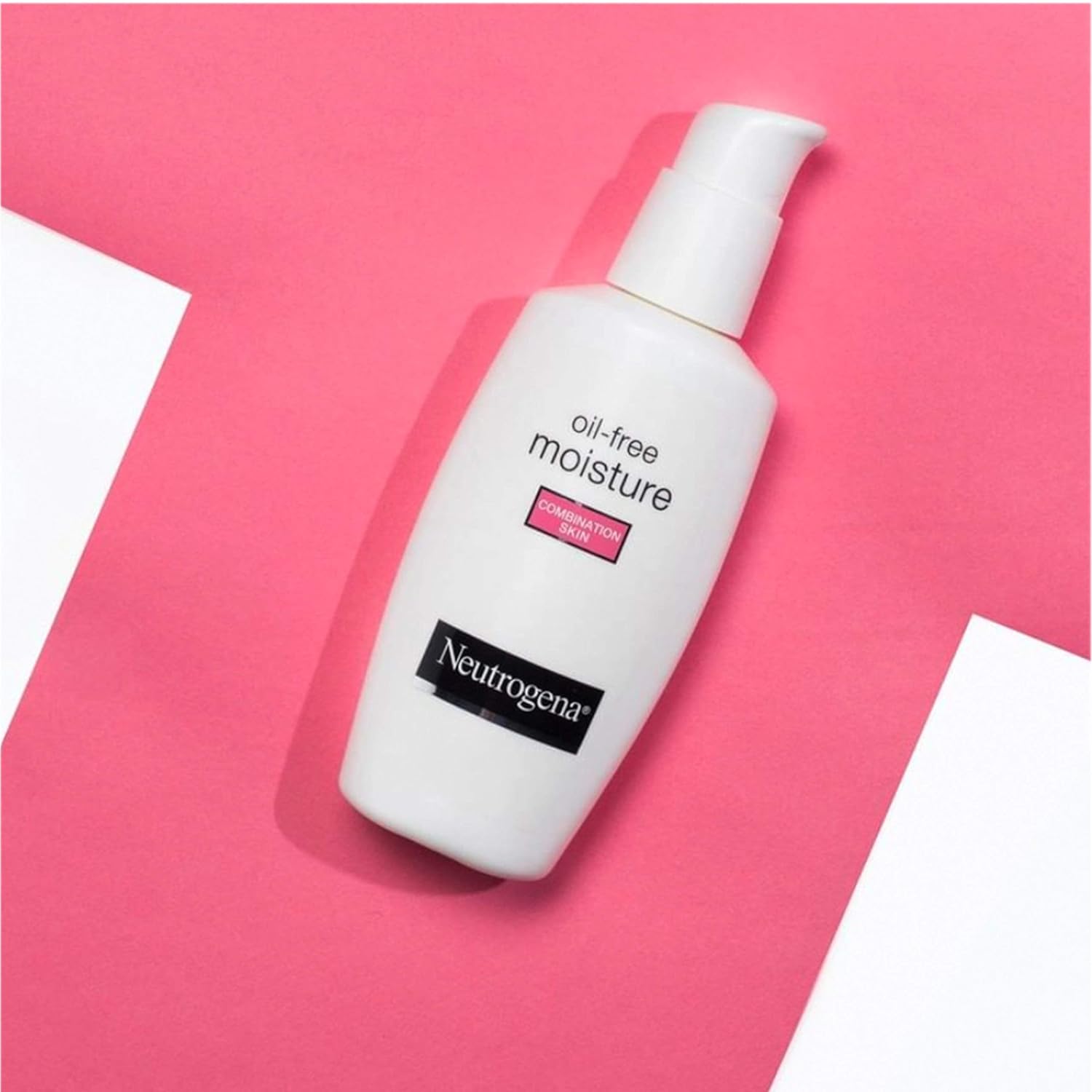 Neutrogena Oil Free Moisture Glycerin Face Moisturizer & Neck Cream for Combination Skin, Lightweight, Oil Absorbing Facial Moisturizer Lotion for a Soft Natural Matte, 4 fl. oz: Beauty