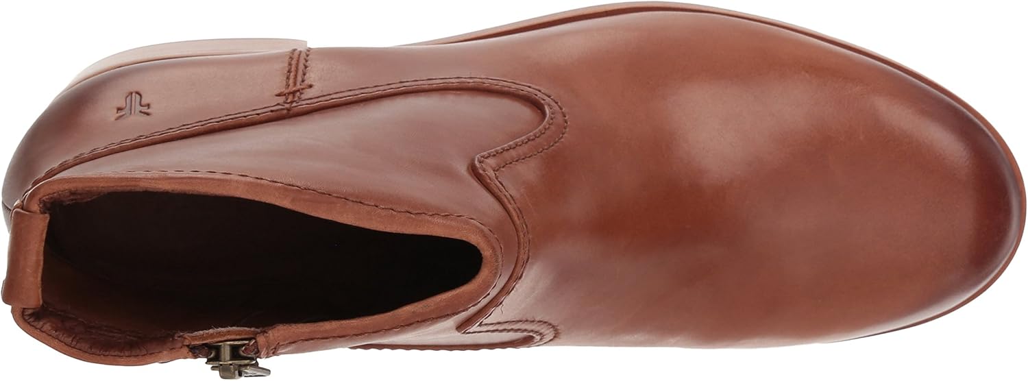 frye claire bootie cognac