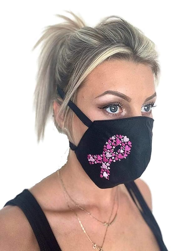 Breast Cancer Face Mask, Pink Ribbon, Breast Cancer Awareness Face Mask