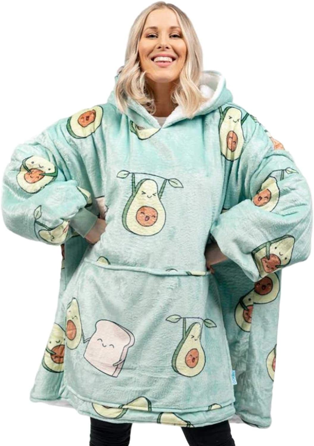 fluffy hoodie blanket