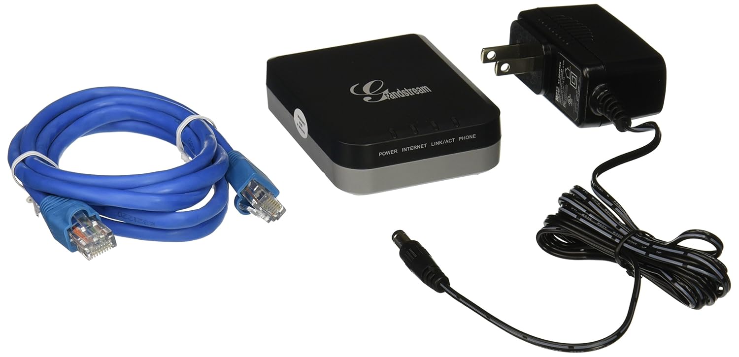 Grandstream GS HT Adaptador para teléfono VOIP M Mbps RJ color negro