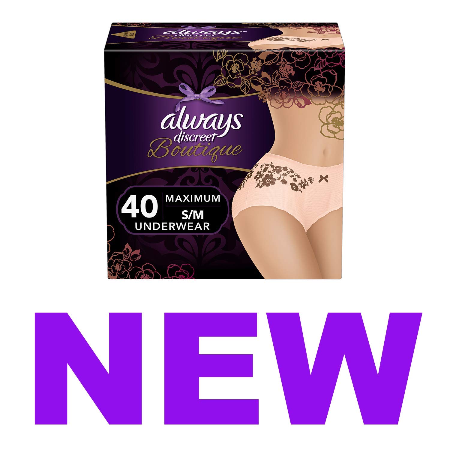 Always Discreet Culottes Pour Incontinence, Fuites Urinaires, Taille XL