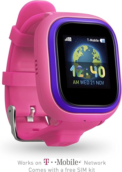 TickTalk 2.0 Touch Screen Kids Smart Watch, GPS Phone Watch, with New App, Positioning Chip, Things to Do Reminder, Phone/Messaging (SIM Card ...