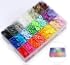 Ilauke 400 Boutons-Pression Plastique T5 12mm - 24 Couleurs Avec Boîte De Rangement - Pour Couture, Vêtements, DIY