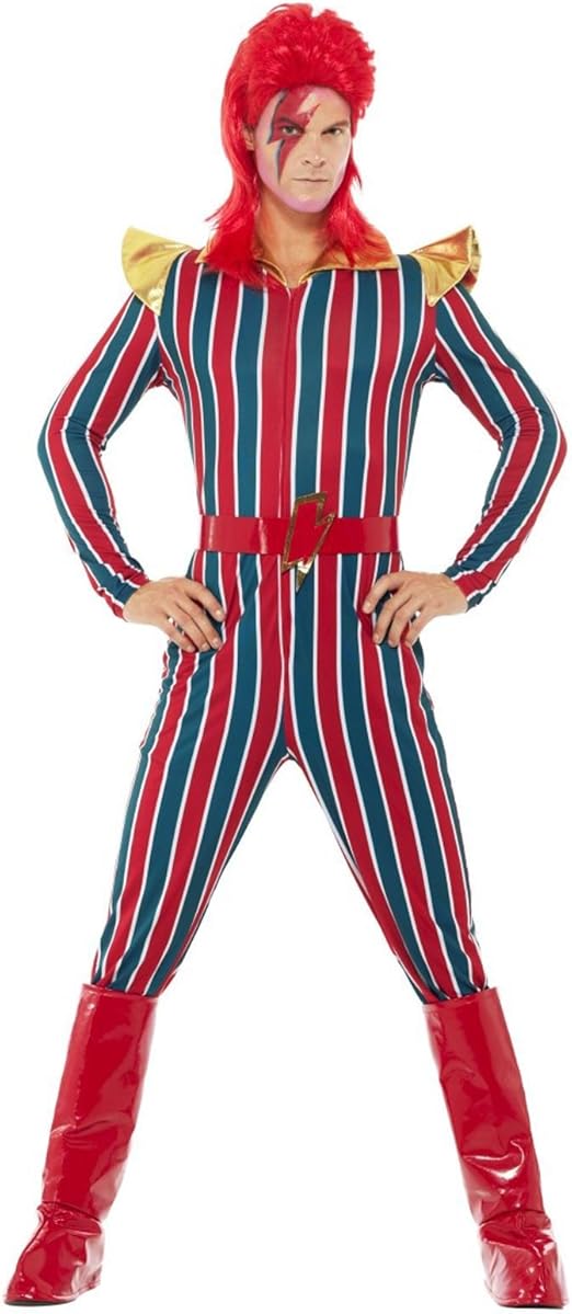 Large Mens Space Icon Superstar Singer Fancy Dress Costume 4244