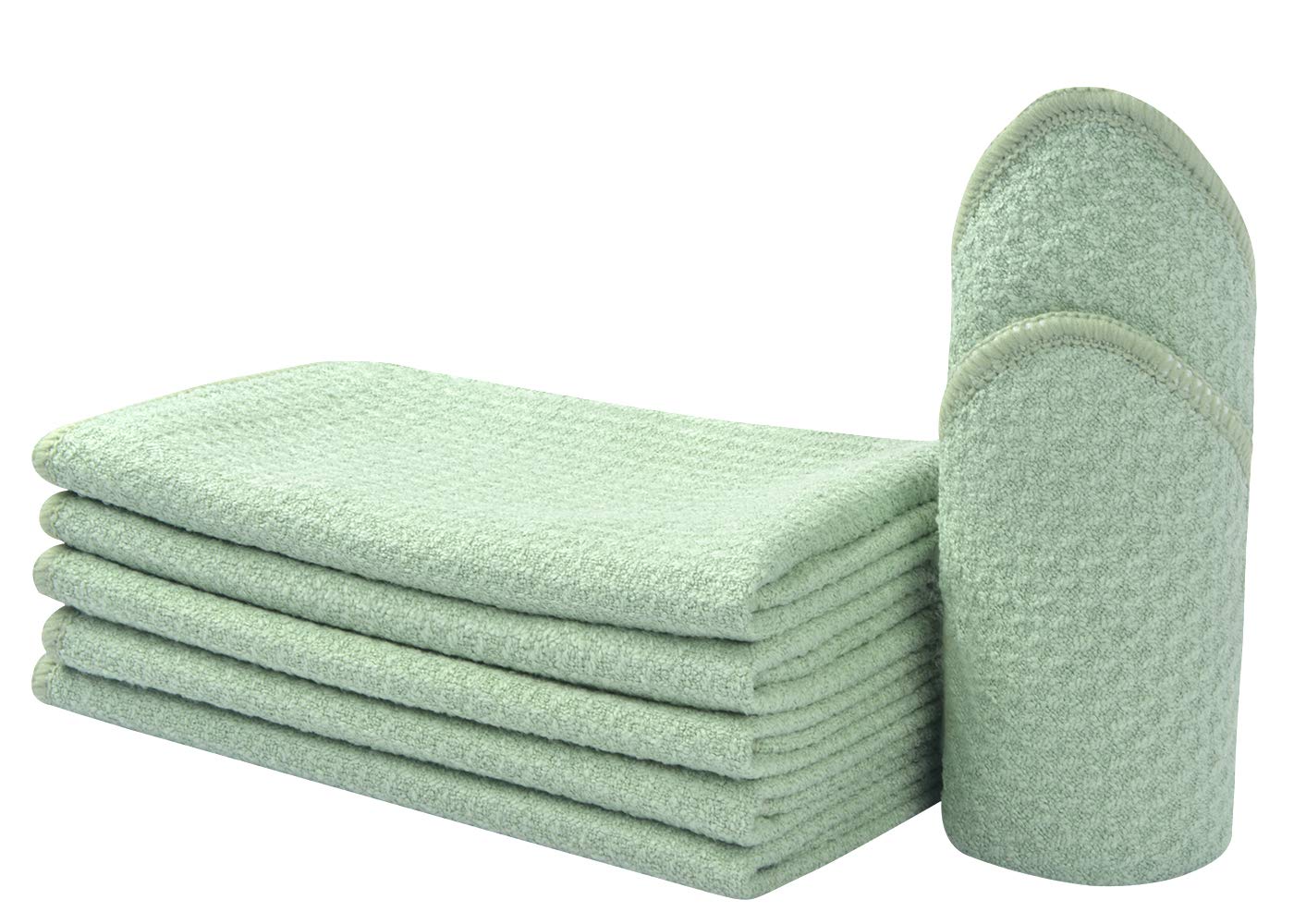 SINLAND Face Cloth for Bath Microfiber Washcloth Makeup