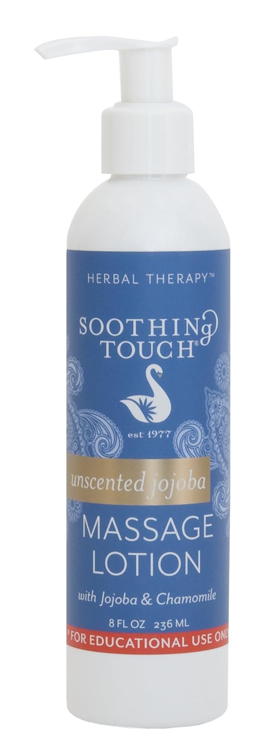 Soothing Touch Jojoba Massage Lotion, Unscented, 8 Ounce : Beauty