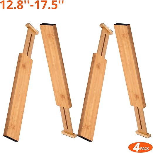Amazon Com 100 Natural Bamboo Adjustable Short Size Kitchen