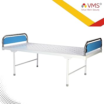 Vms Plain Bed With Removable Stainless Steel Head Foot Boards