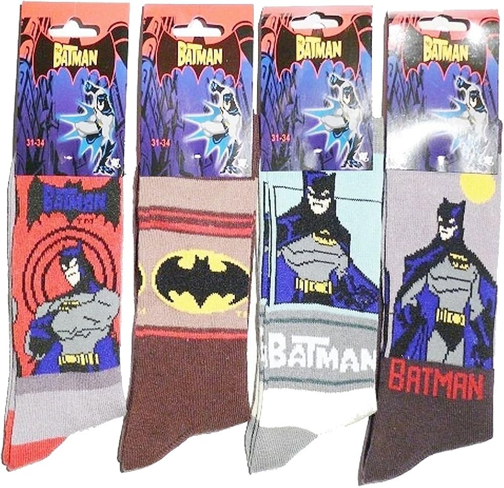 Batman Socks 31/34 Multicoloured Amazon.co.uk Clothing