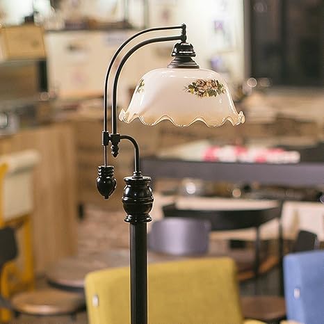 Edge to Stehlampe Neo-klassische Stehleuchte Pastoral Retro Led