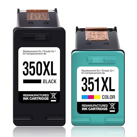 MyCartridge kompatibel HP 350XL 351XL Druckerpatronen für HP Photosmart C4280 C4340 C4380 C4424 C4480 C4524 C4580 C5280 D5360