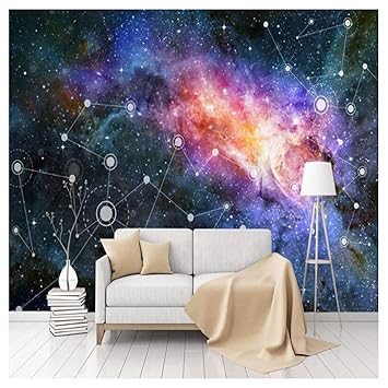 Colourful Universe Constellations Rugs Weite Kosmos Wall Decor