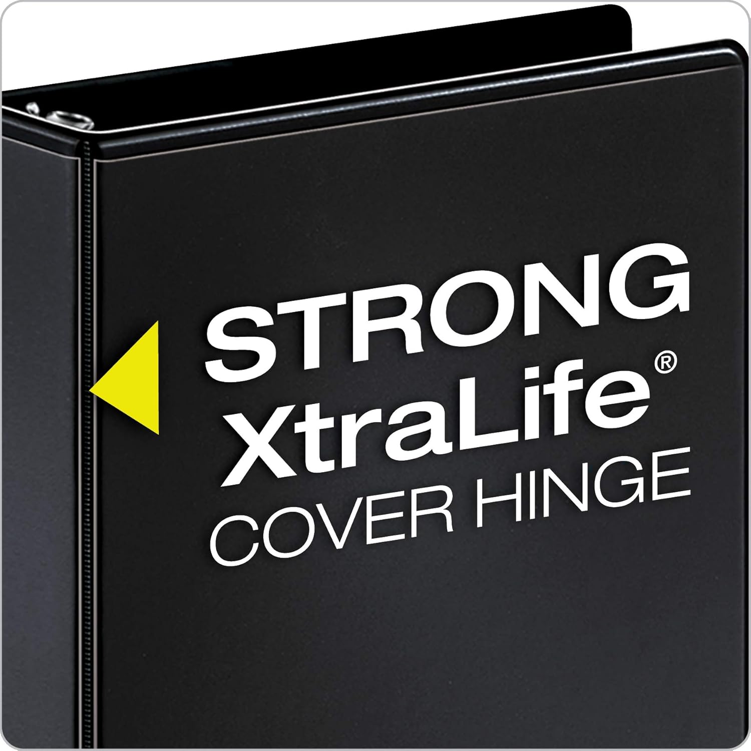Cardinal Economy 3 Ring Binder, 1 Inch, Presentation View, Black, Holds 225 Sheets, Nonstick, PVC Free, 4 Pack of Binders (79512) : Office Products