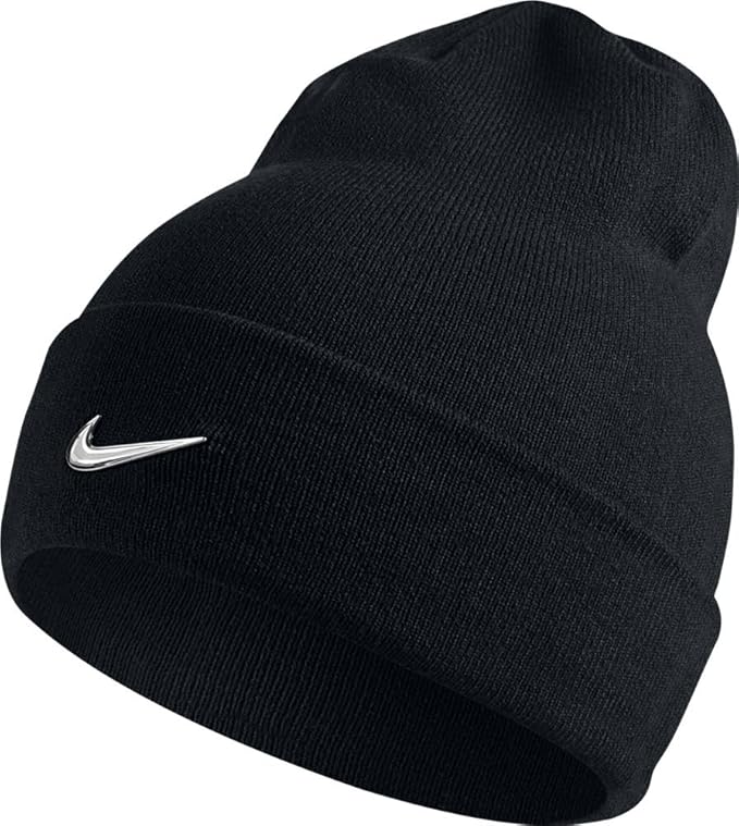 nike metal swoosh beanie