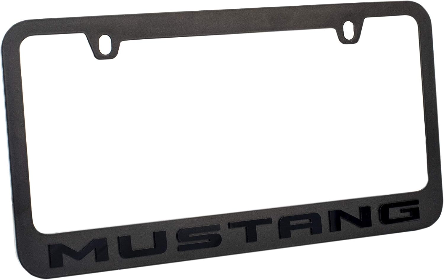 Ford Mustang Stealth Blackout License Plate Frame (Black