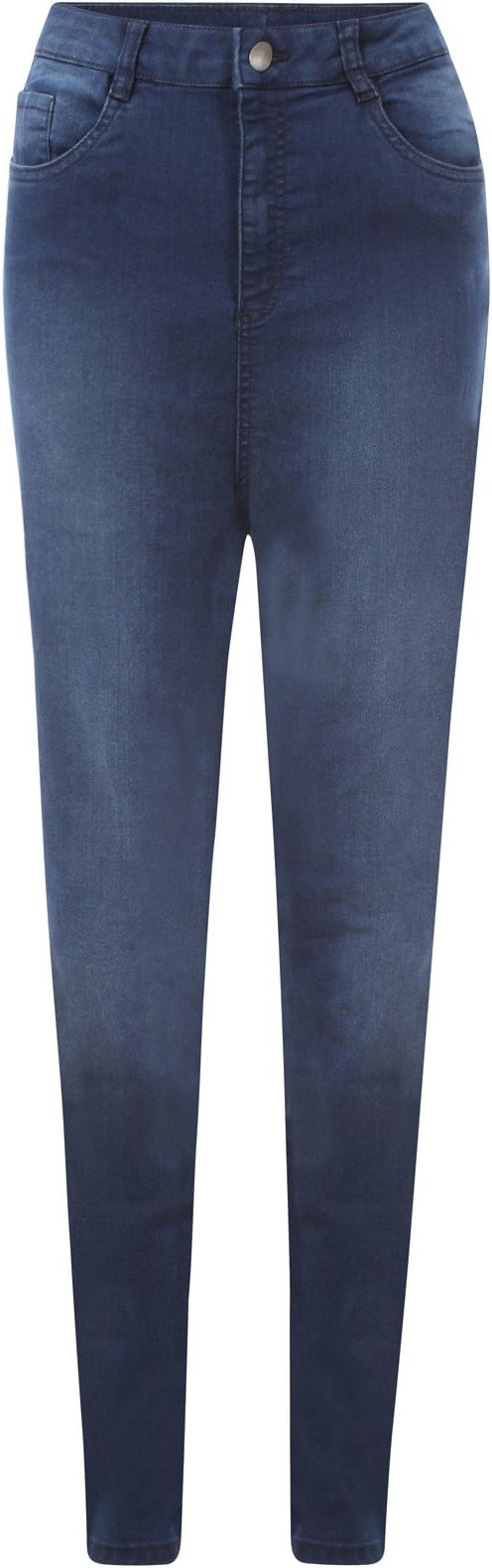 Ladies New Ex HIGH Street (ETAM) Slim FIT, HIGH Waist, Skinny Leg Blue Jeans (Size 16-24)