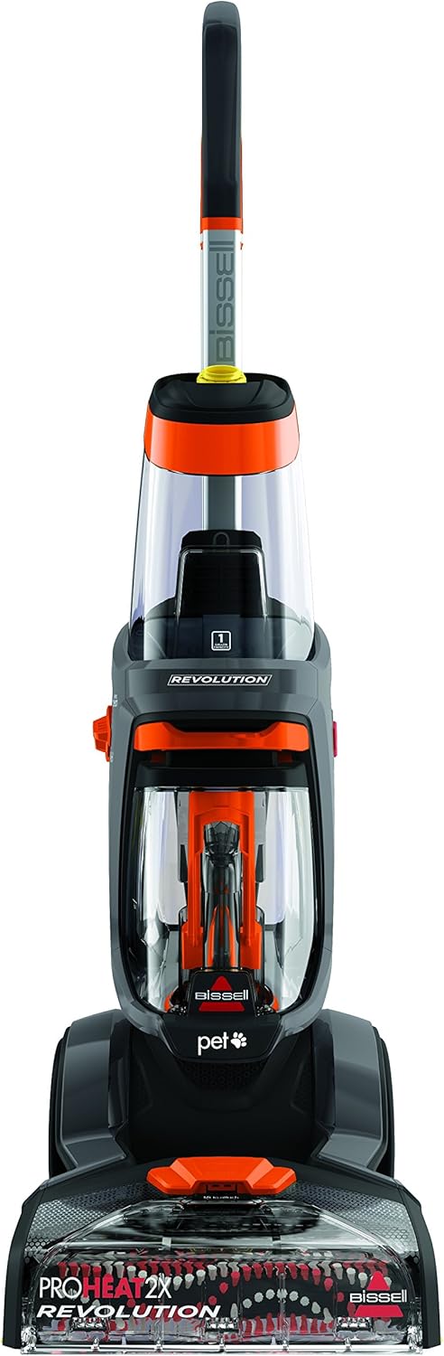 BISSELL ProHeat 2X Revolution Pet Full Size Upright Carpet Cleaner and Shampooer with Antibacterial Spot & Stain Remover, 1548