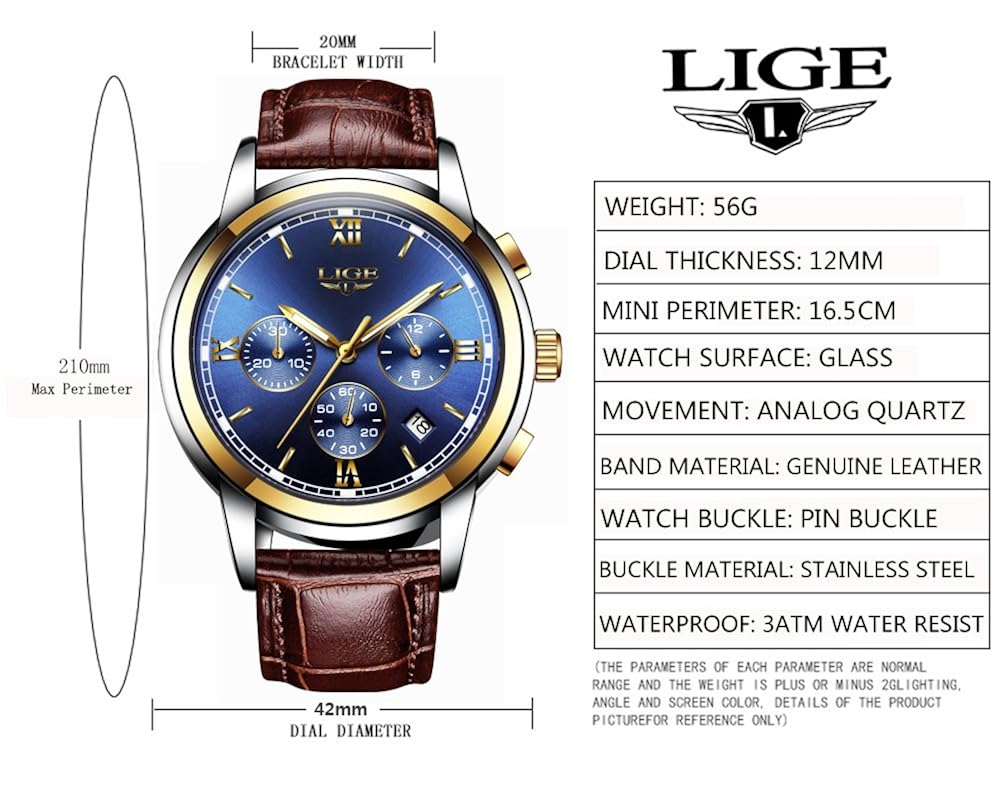 lige watch 6181wm1 price