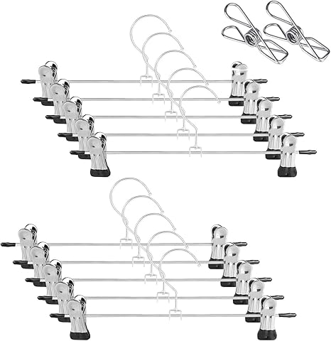 Amazon Co Jp 10本入り ズボン ハンガー ハンガー スカート ピンチハンガー ステンレス 洗濯物干し 大人子供兼用 クリップ 省スペースレディースハンガー 滑り止め 防水 間隔調整可能 頑丈 簡単便利 衣類ハンガー オシャレ サービス 2個ピンチ ホーム Amazon Co Jp 10本入り ズボン ハンガー ハンガー スカート ピンチハンガー ステンレス 洗濯物干し 大人子供兼用 クリップ 省スペースレディースハンガー 滑り止め 防水 間隔調整可能 頑丈 簡単便利 衣類ハンガー オシャレ サービス 2個ピンチ ホーム