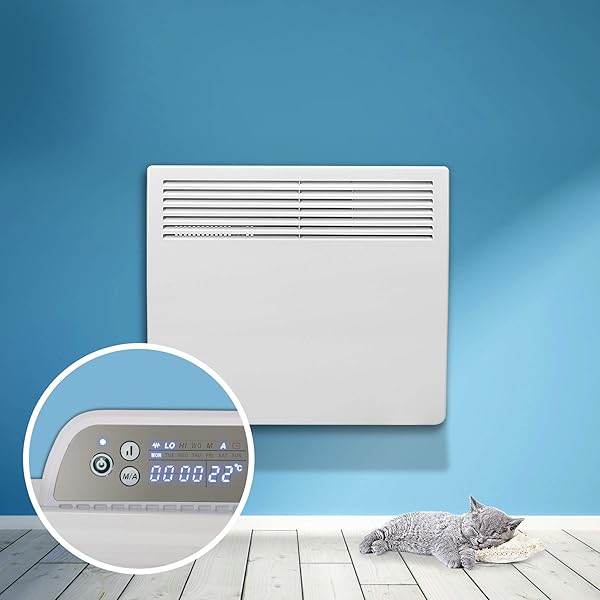 Fully Programmable Digital 24 Hour 7 Day Timer With Thermostat Slimline