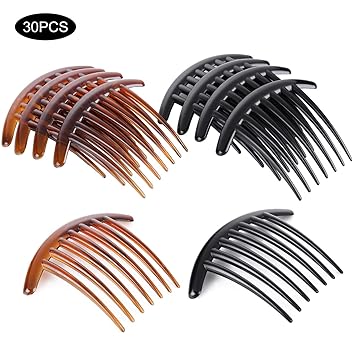 Amazon Com 30pcs French Twist Comb Plastic Hair Side Comb With 7