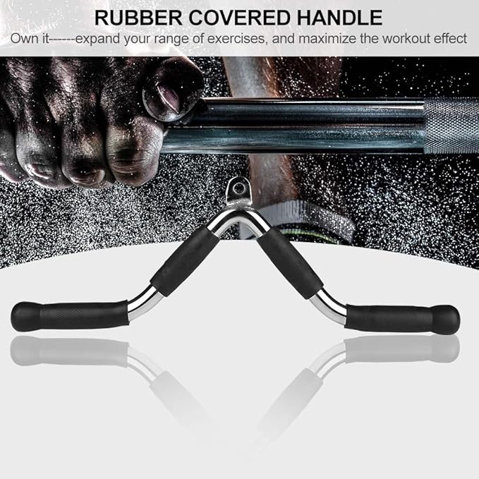 title=GOTOTOP Barra per tricipiti e bicipiti con Grip,Barra per LAT Machine Bilanciere
