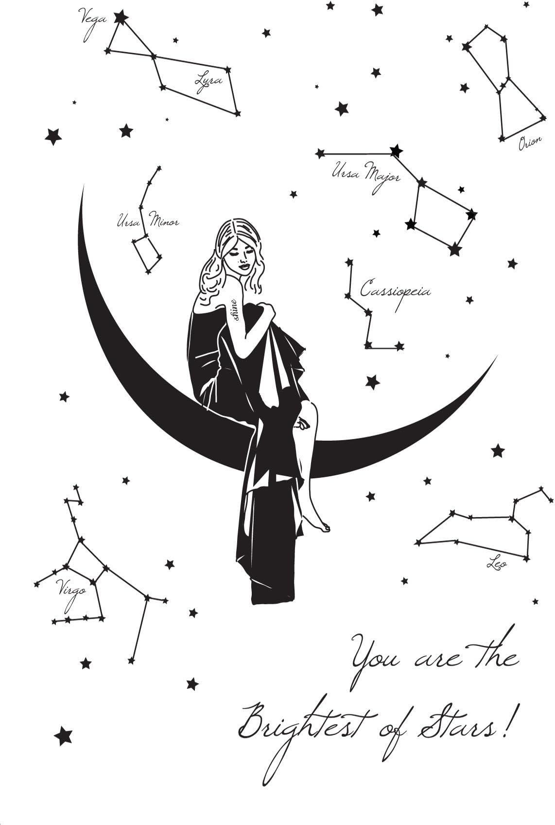 Five Dollar Shake Notelets - Moon and Stars #NT05