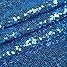 Koyal Wholesale Sequin Table Runner, 13 by 108-Inch, Turquoise