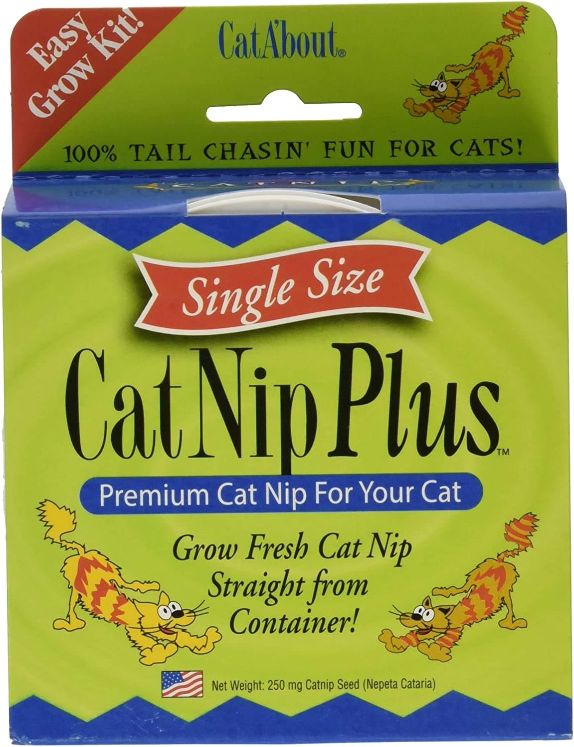 Cat-A'bout Multi-Cat CatGrass Plus Tub 150 grams by MiracleCorp/Gimborn : Cat Grass : Pet Supplies