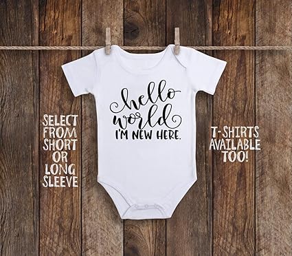 hello world onesie unisex