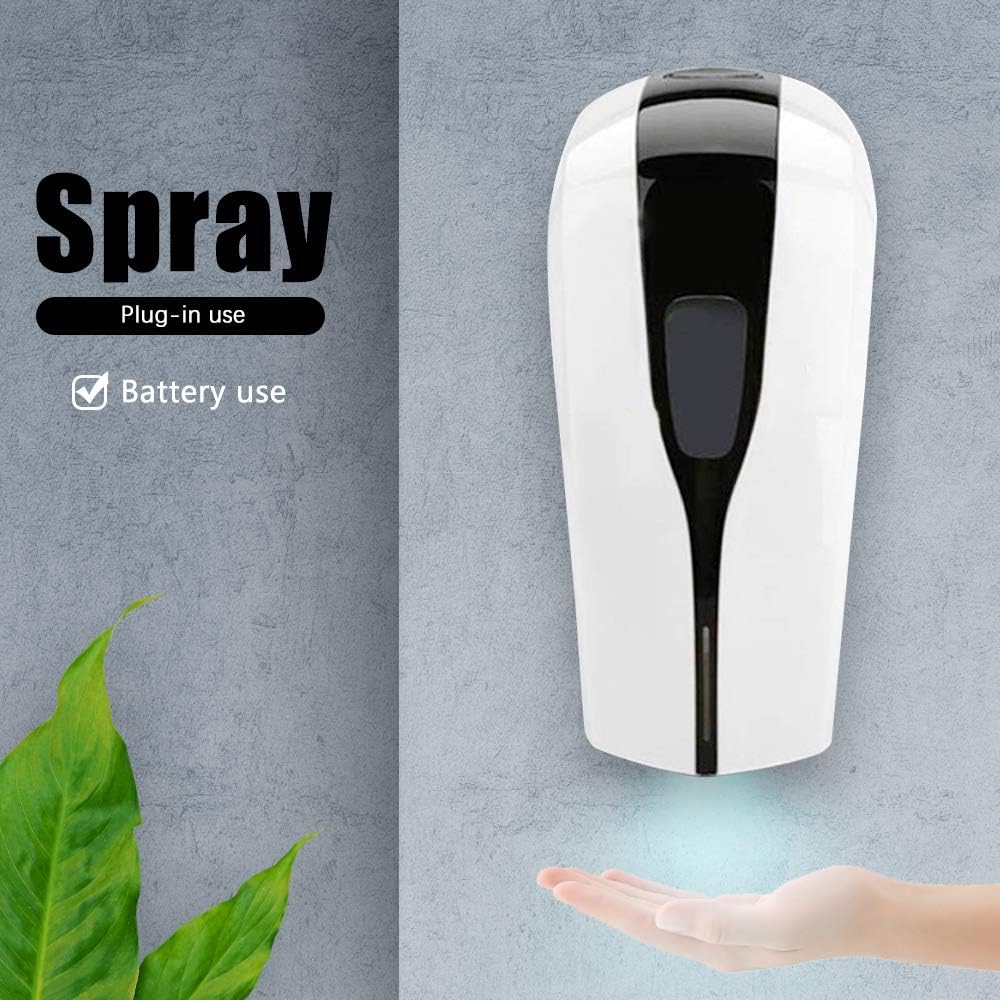 InLoveArts Soap Dispenser Induction Wall-Mounted 1000mL Automatic Disinfectant Dispensers for Home/Public Places