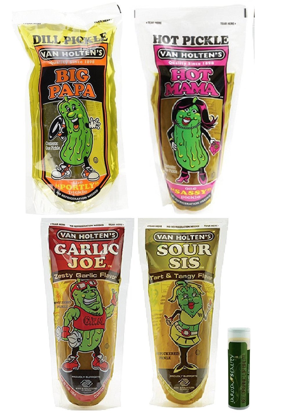 Van Holtens PickleInAPouch Variety Pickle Sampler (6