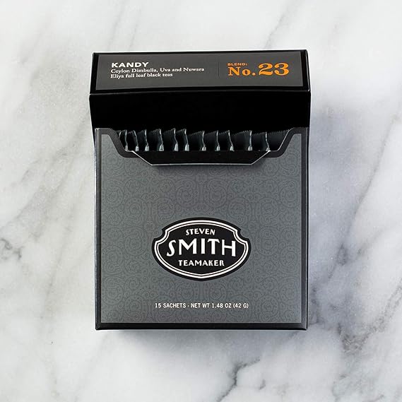 Amazon Com Smith Teamaker Kandy No 23 Ceylon Dimbulla Uva Nuwara Eliya Caffeinated Full Leaf Black Tea Blend 15 Sachets 1 48oz Each Grocery Gourmet Food
