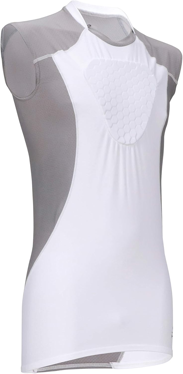 McDavid HEX Chest Protector, Heart Guard Sternum Protection Padded Shirt for Baseball, Football, Lacrosse and Goalies Youth and Adult Sizes : Sports & Outdoors