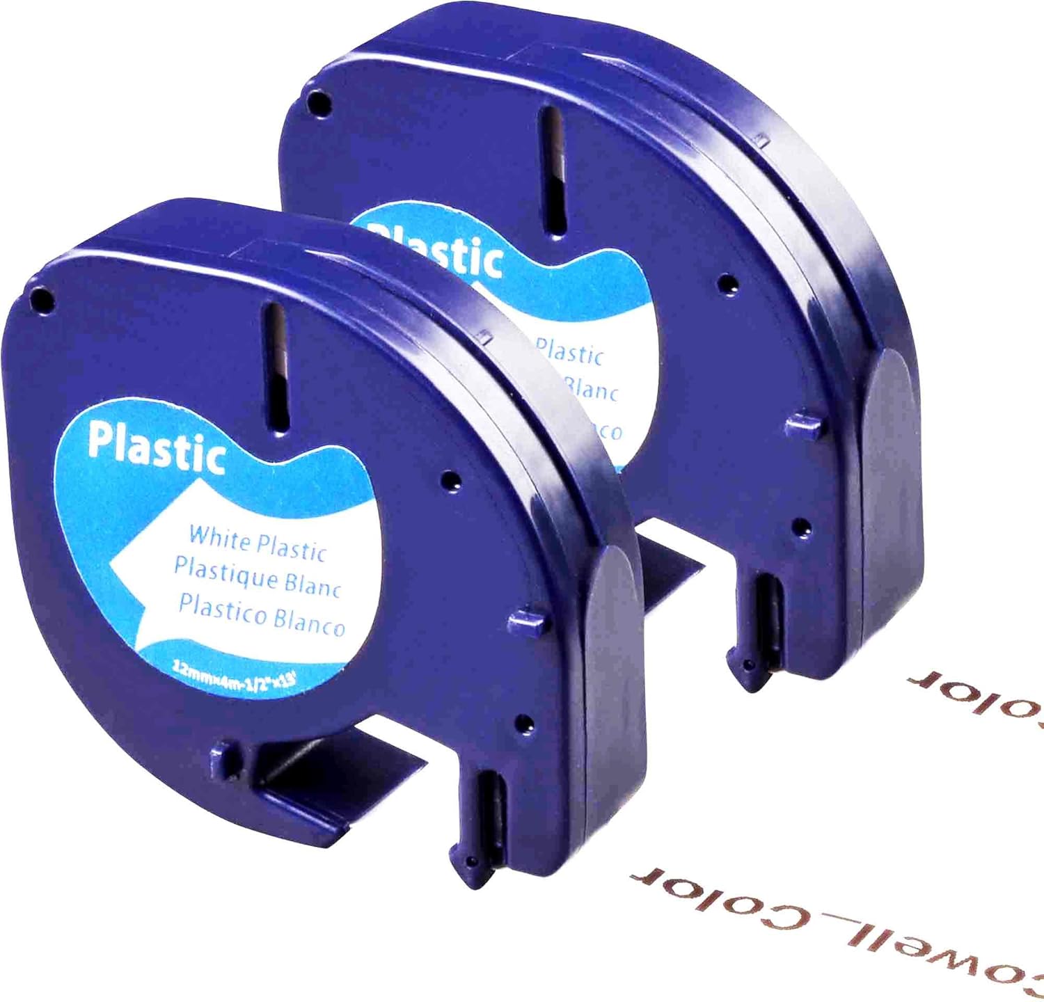 Dymo LetraTag 91331 S0721660 Black on White (12mm x 4m