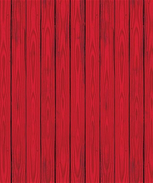 Amazon Com Red Barn Siding Backdrop Party Accessory 1 Count 1