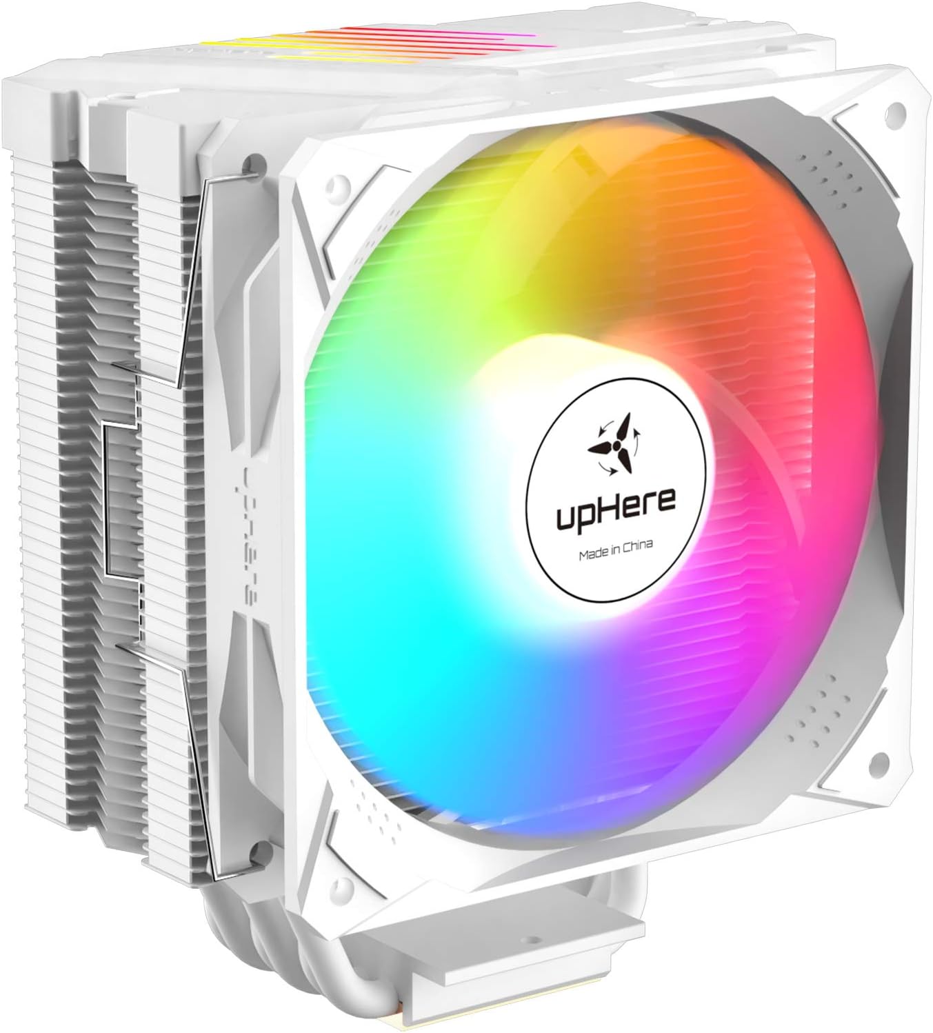 upHere ARGB LED CPU Fan cooler 6 Direct Contact Heat Pipes 120mm PWM ...