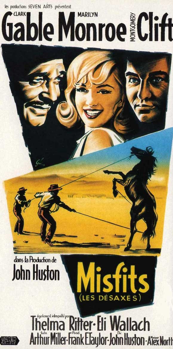 Amazon Com 14 X 36 The Misfits Movie Poster Posters Prints