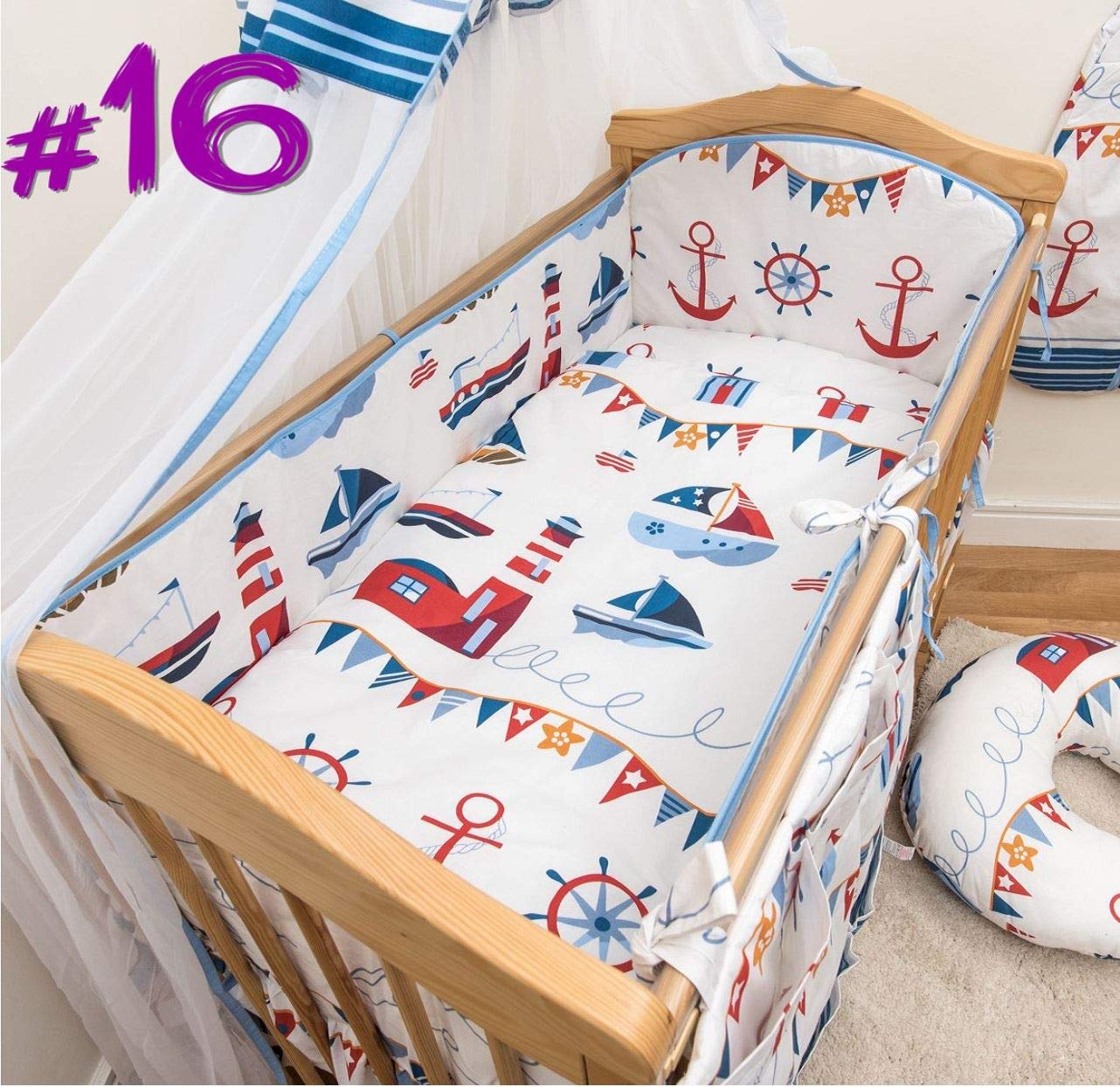 all round cot bumper