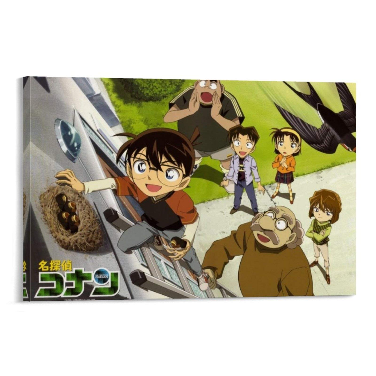 Anime Poster Conan Haibara Ai Ayumi Mitsuhiko Genta Canvas Art Poster and Wall Art Picture Print Mod