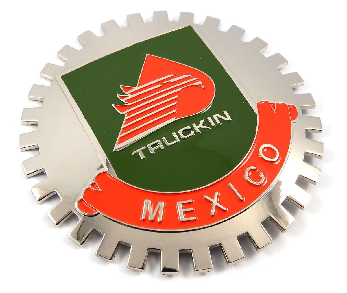 Truckin Mexico Grille Badge for car Truck Grill Mount Mexican Flag Buy Online in United Arab