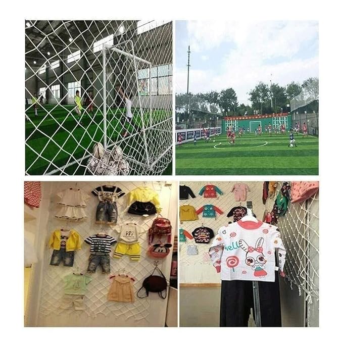 Faserseile Schutznetz Sicherheitsnetz Nylon Ladungs Seilnetz Weiß