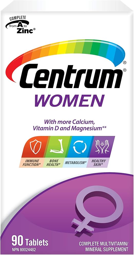 Centrum Women (90 Count) Multivitamin/Multimineral Supplement Tablet, Vitamin D Amazon.ca