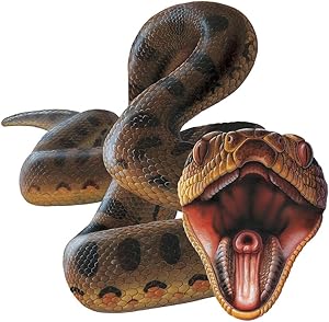 Anaconda Snake Wall Decal by Wallmonkeys Peel and Stick Graphic (30 in W x 29 in H) WM168410