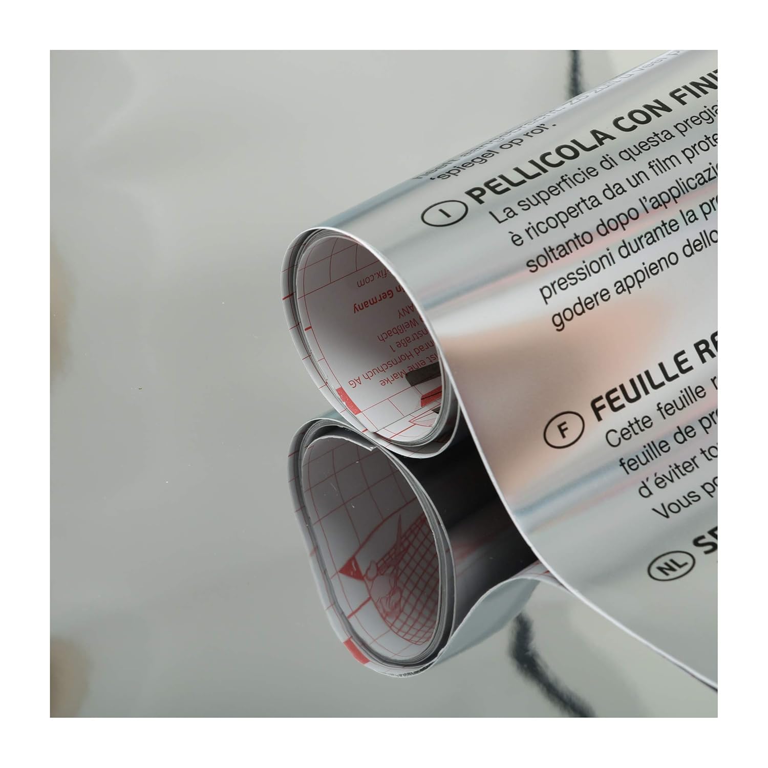 DC Fix 2150005 Decorative SelfAdhesive Film, Mirror, 17.71" x 59