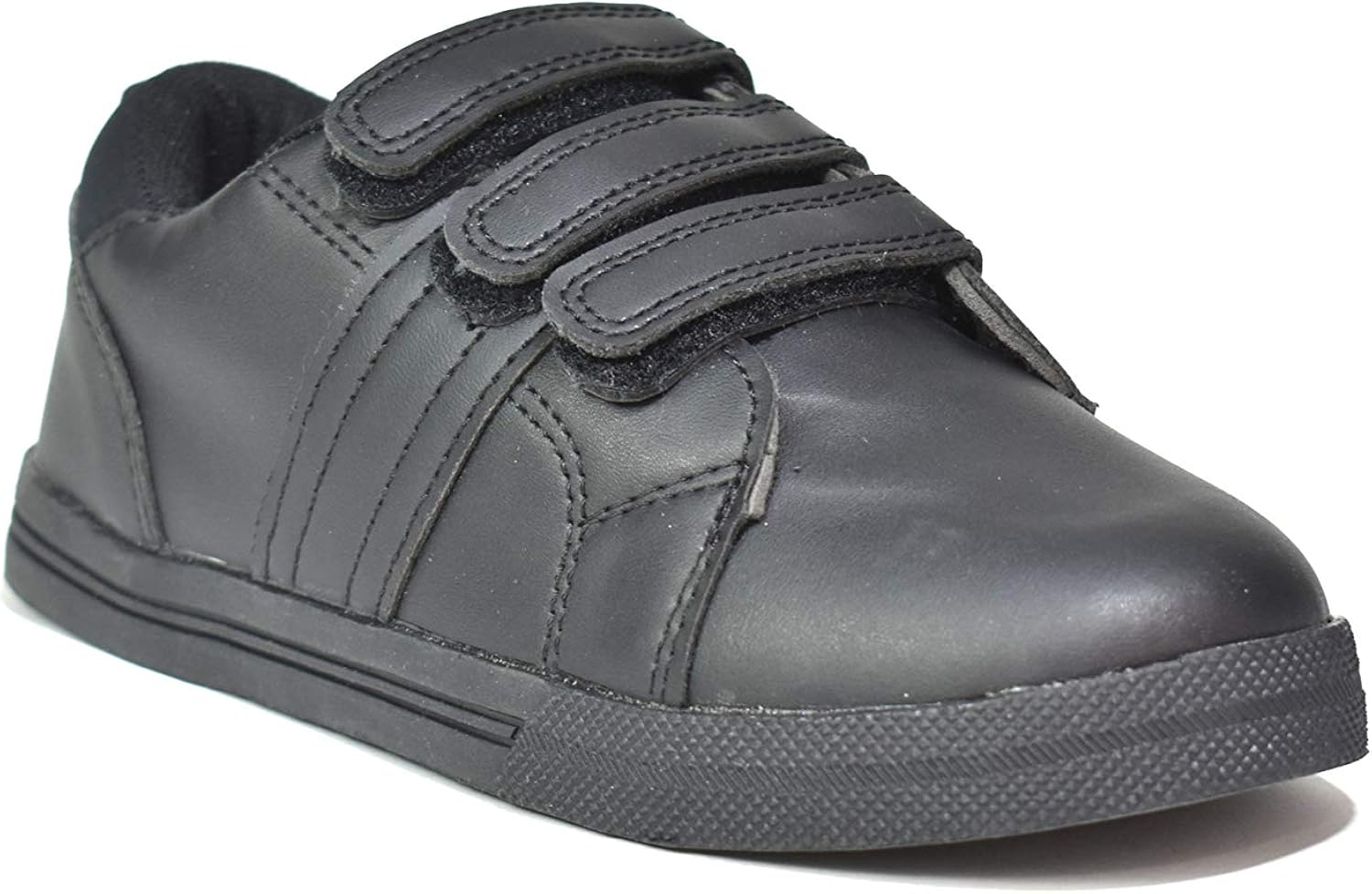 Infant Boys New Shoes for School Casual Wear Outdoor Slip On Black